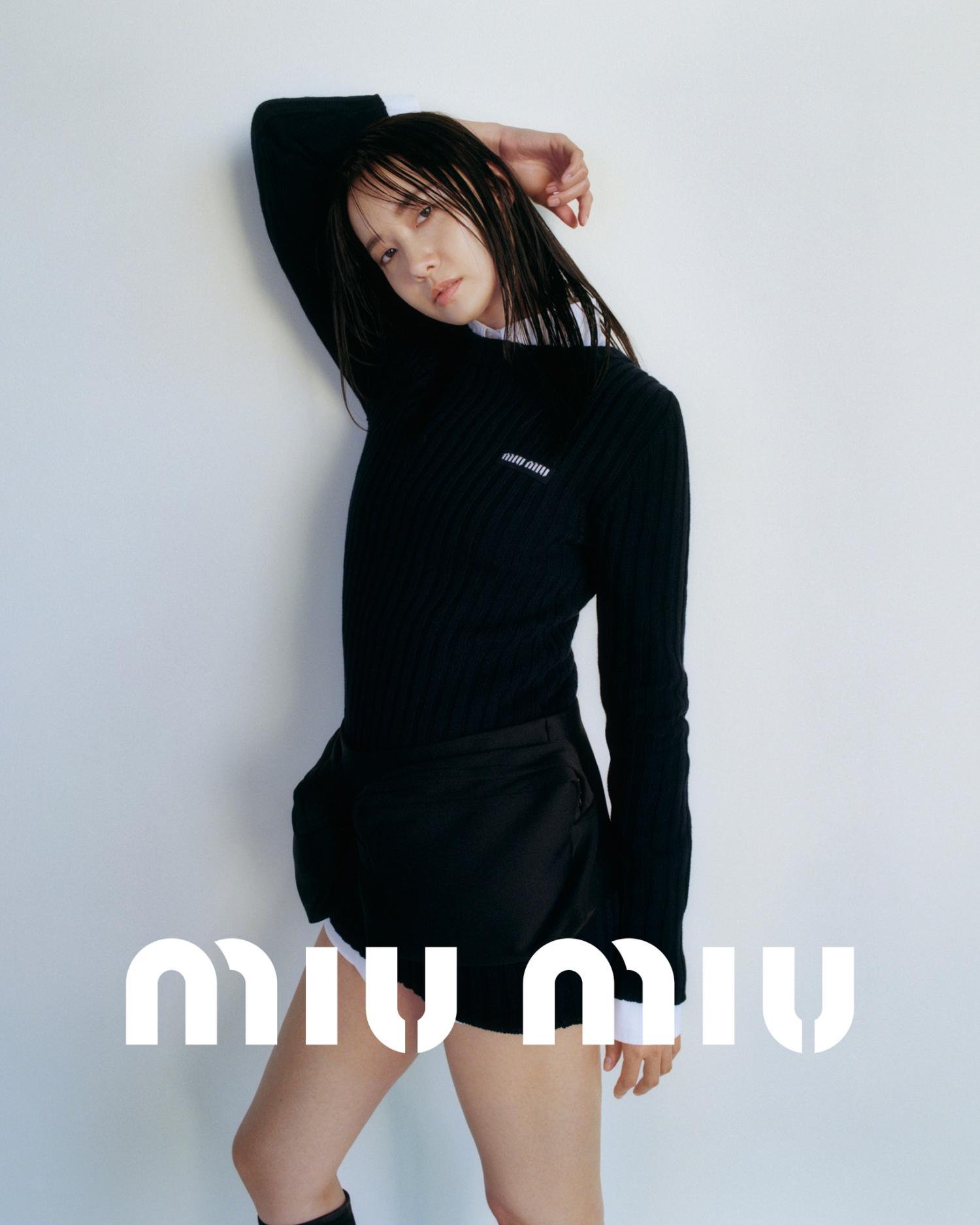 Yoona Lim by Zoe Ghertner for Miu Miu Spring-Summer 2023 Ad Campaign