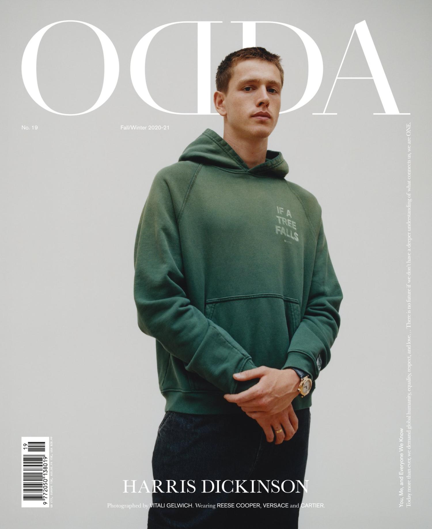 Harris Dickinson Covers ODDA Magazine Fall-Winter 2020