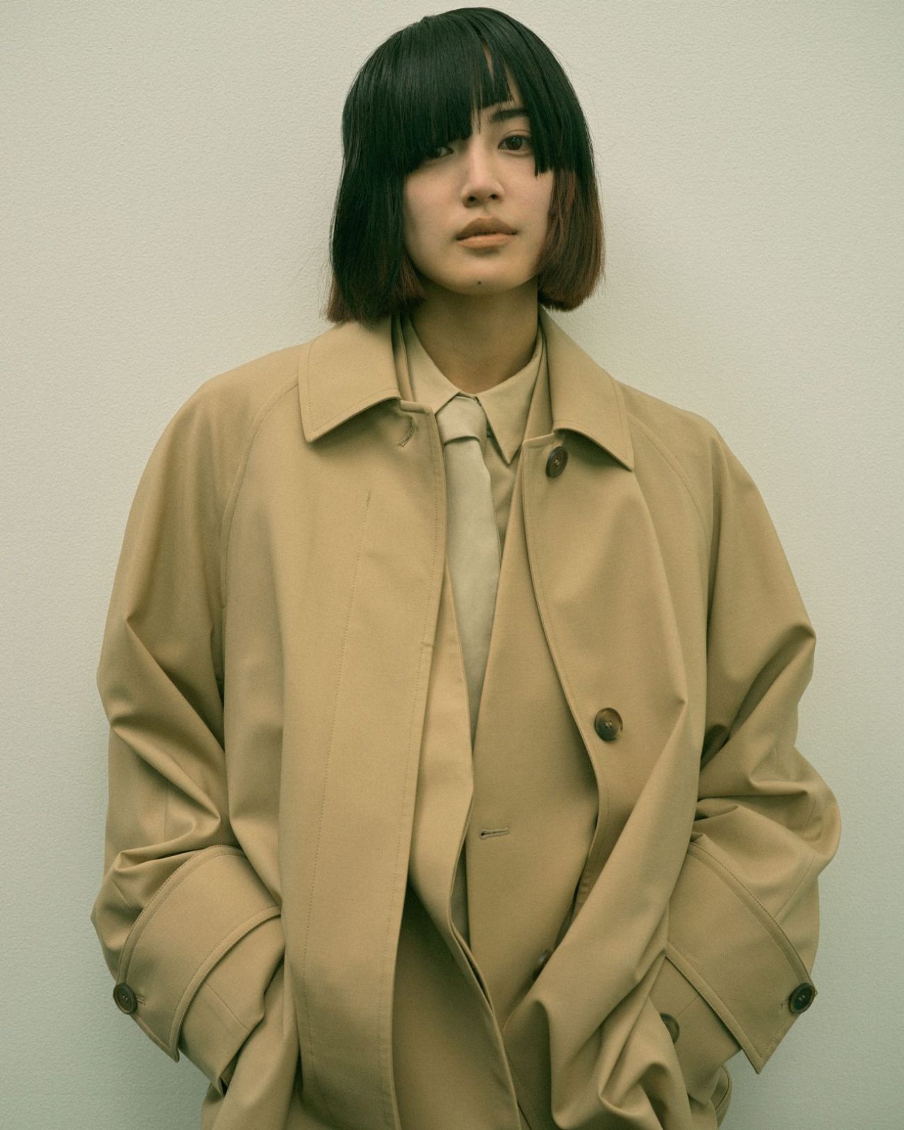 Karen Fujii in Ferragamo by Naoto Usami for The Fashion Post Japan Spring 2023