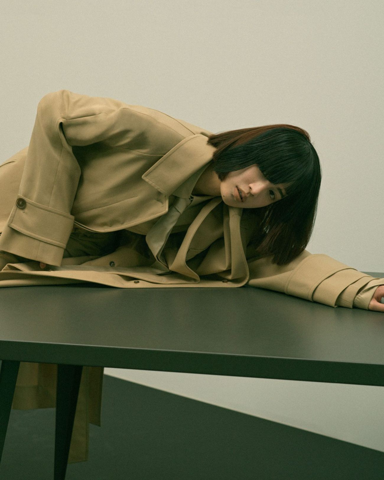 Karen Fujii in Ferragamo by Naoto Usami for The Fashion Post Japan Spring 2023