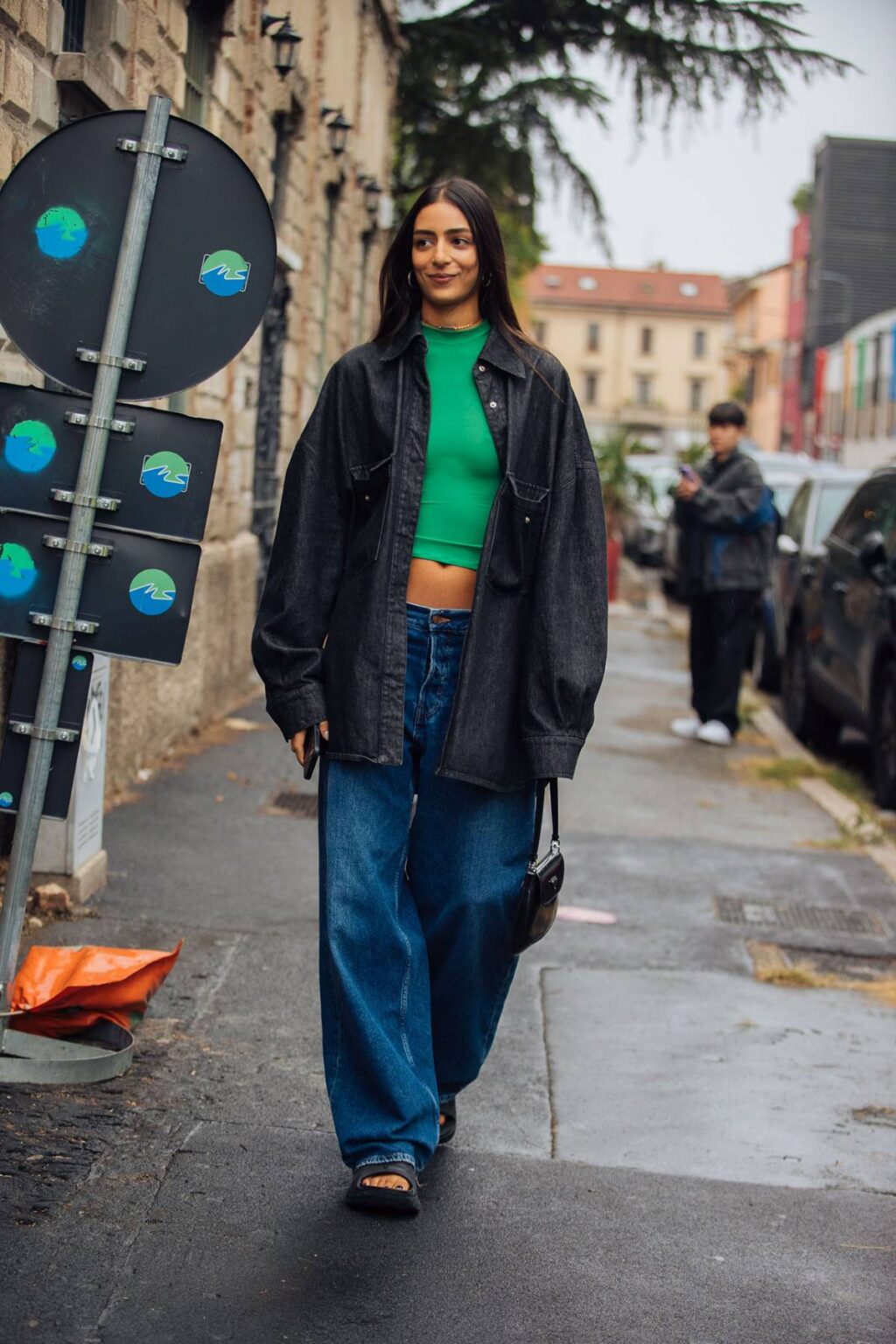 Model Street Style at Milan Fashion Week Spring-Summer 2023 ...