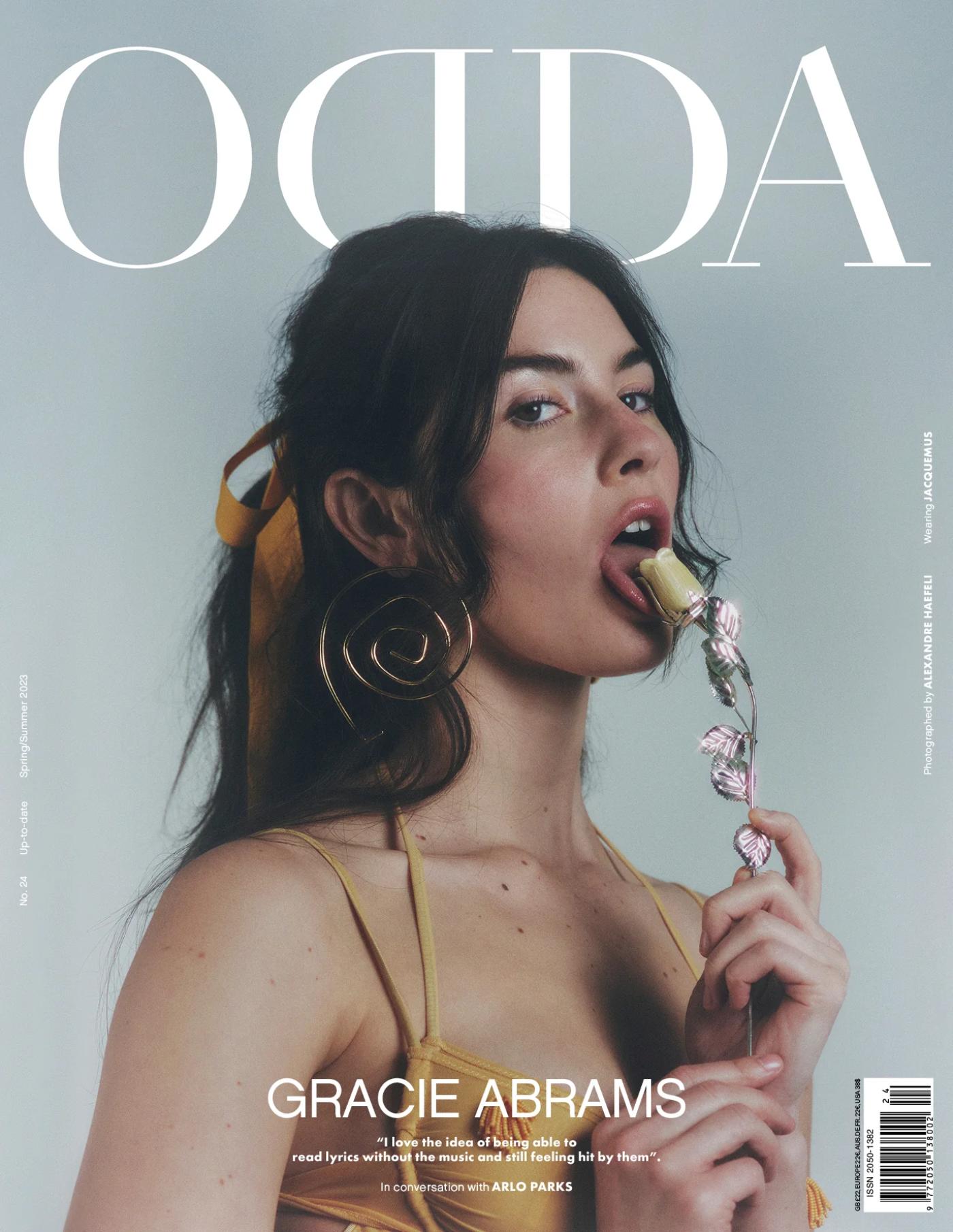 Gracie Abrams Covers ODDA Magazine Spring-Summer 2023