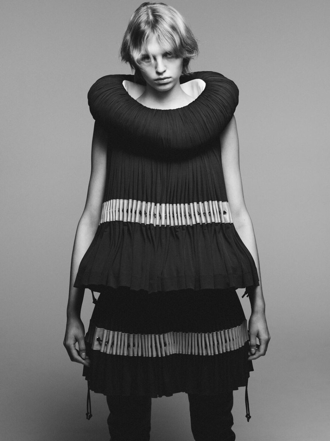 A Viscose Jersey Top and Skirt by Louis Vuitton