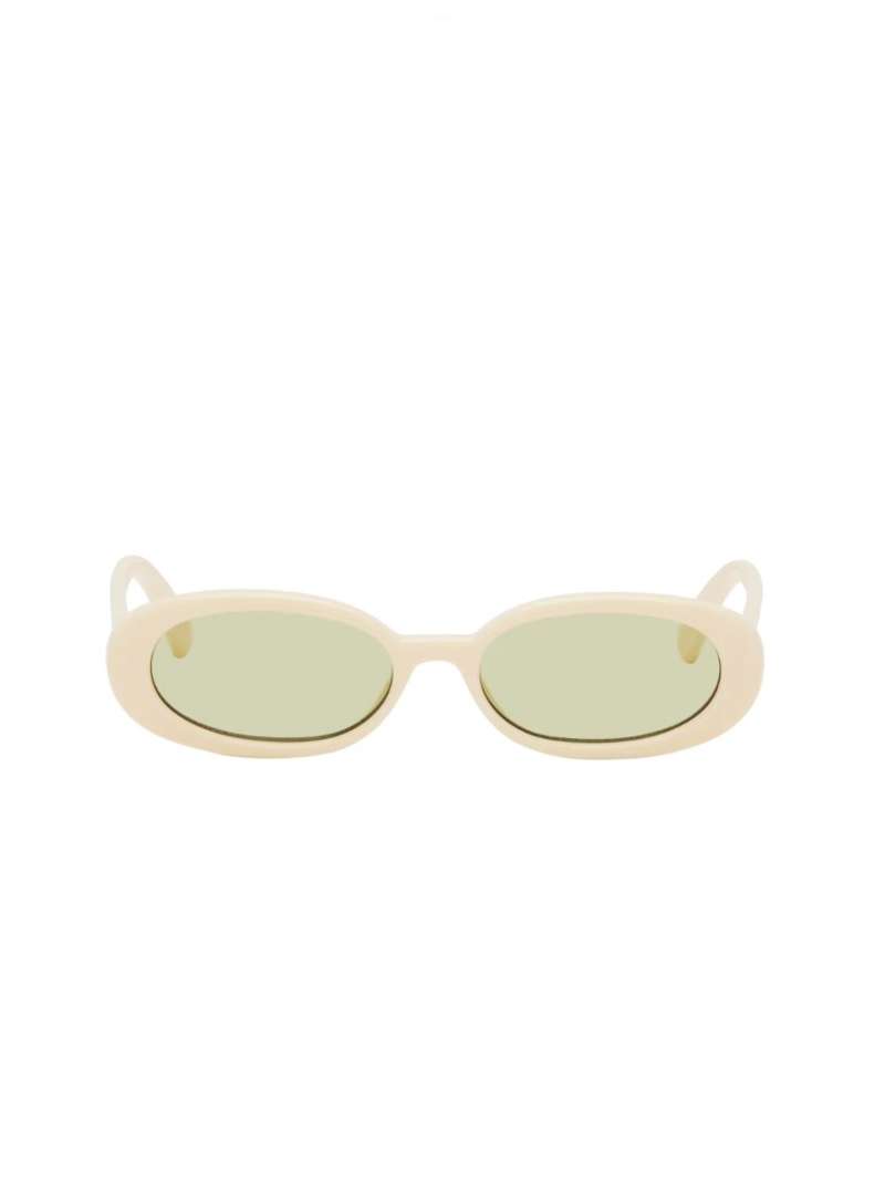 Le Specs SSENSE Exclusive Off-White Outta Love Sunglasses  SSENSE