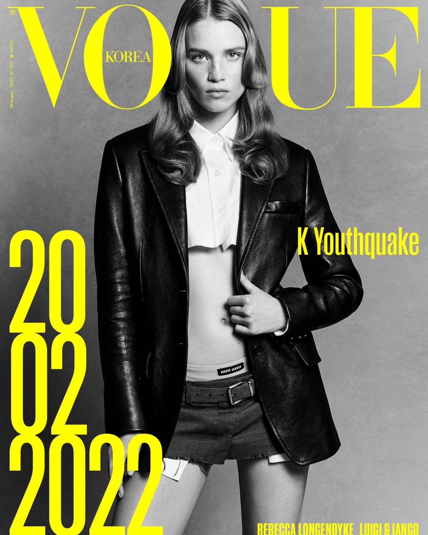 Rebecca Leigh Longendyke Covers Vogue Korea February 2022