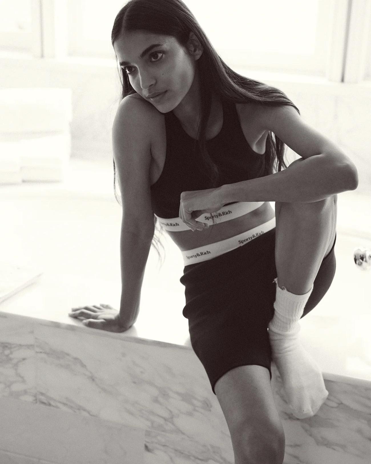 Amrit by Alexandra Nataf for Sporty & Rich Loungewear Summer 2023 Ad Campaign