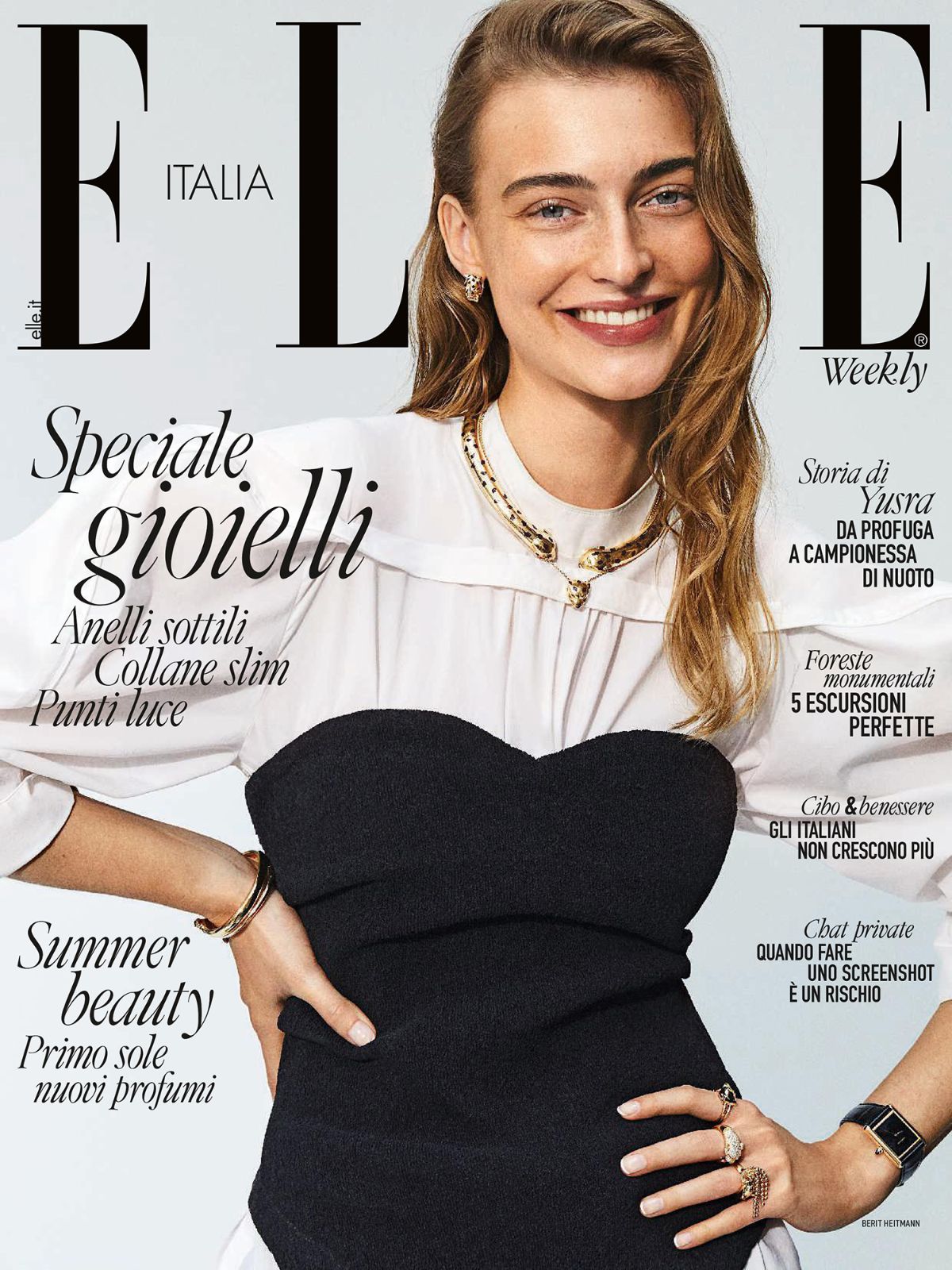 Berit Heitmann Covers Elle Italia May 2023