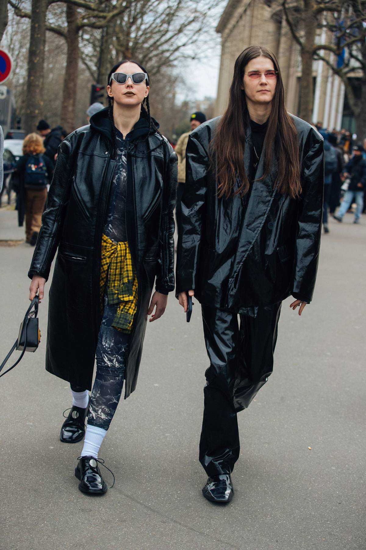 Eliza Douglas Street Style at Paris Fashion Week Fall-Winter 2023