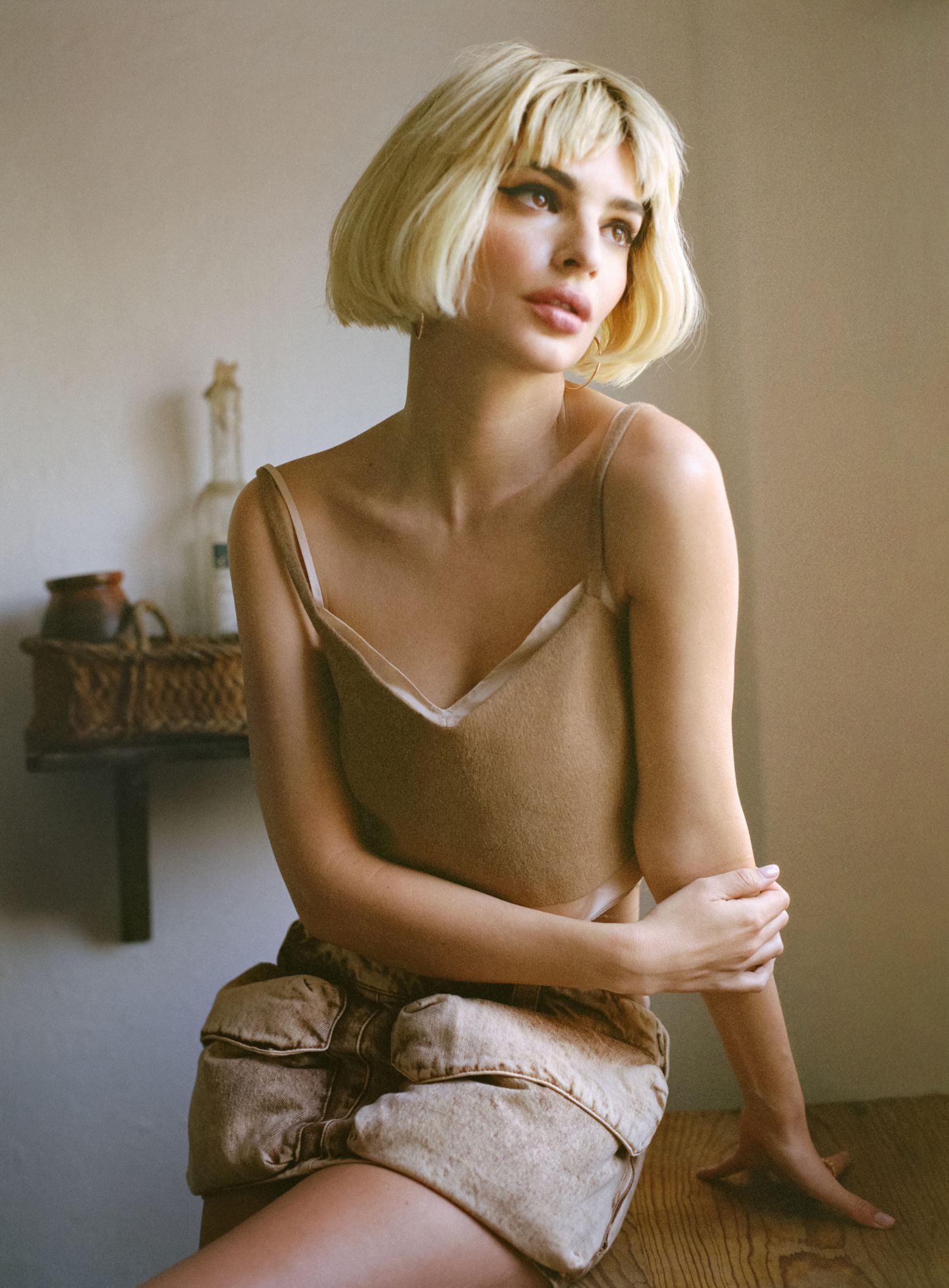 Emily Ratajkowski in Miu Miu by Brett Lloyd for Vogue Spain May 2023