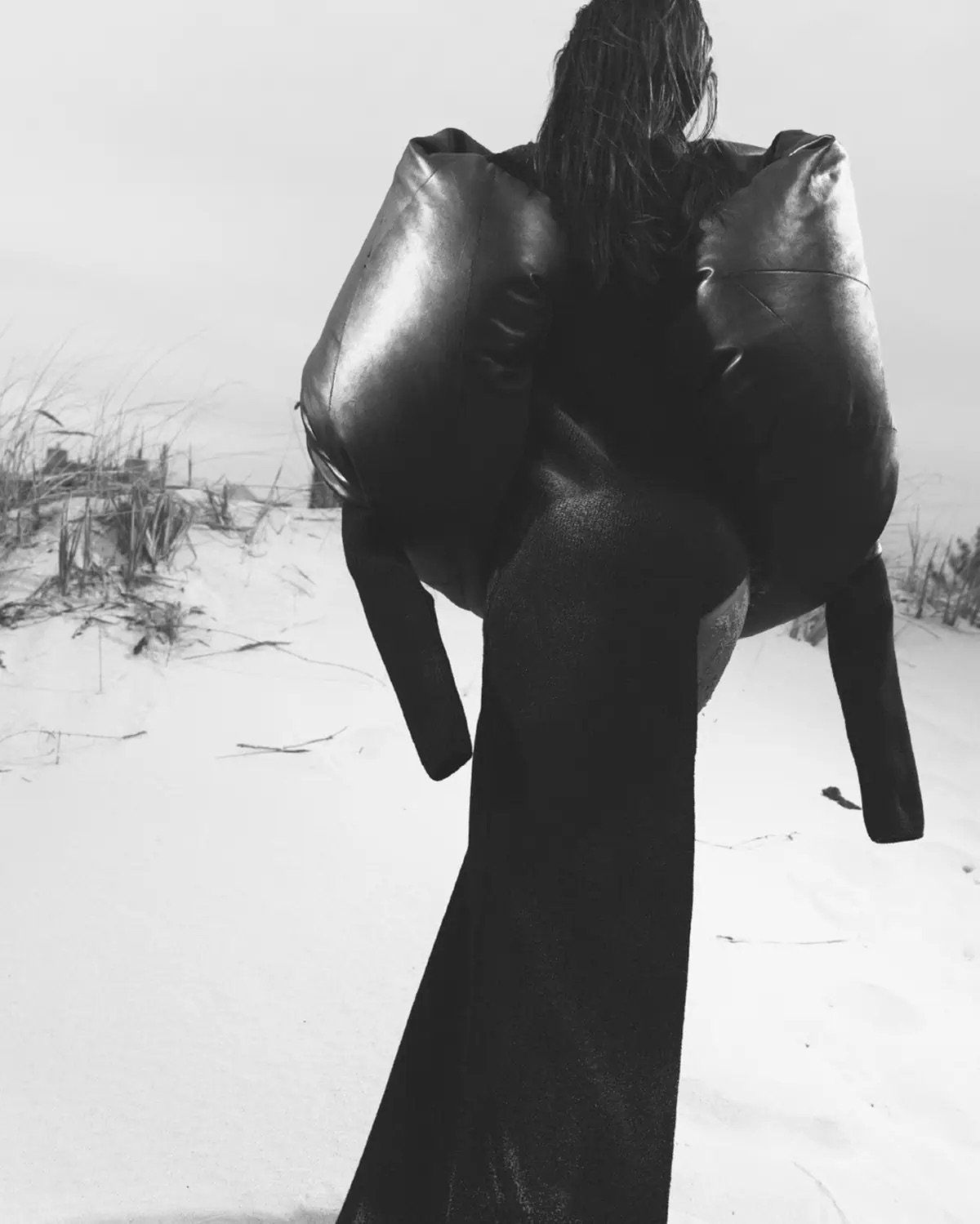 Emily Ratajkowski in Rick Owens Dress by Thue Norgaard for D Repubblica Magazine May 2023
