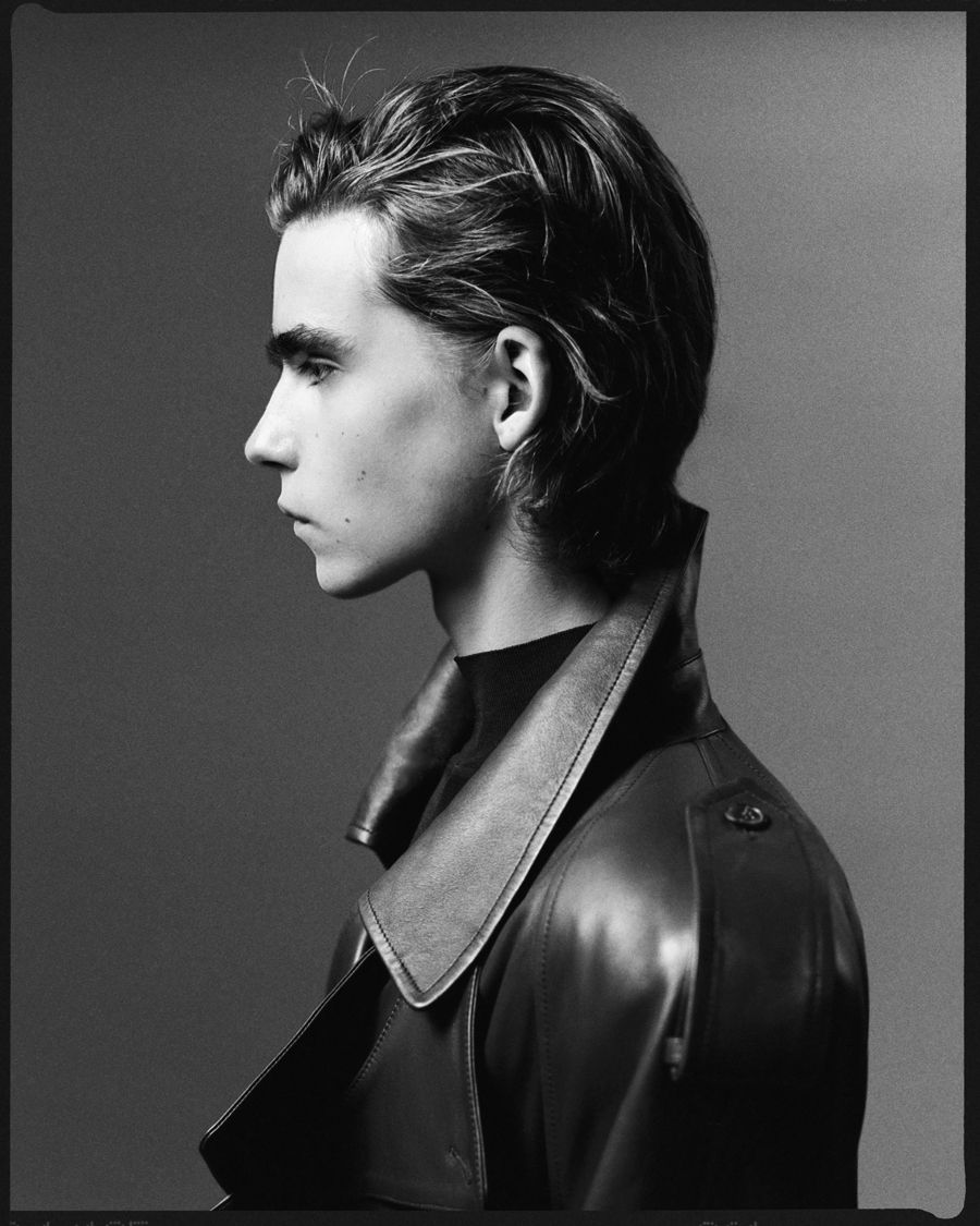 Frederic in Saint Laurent by Pablo Saez for Heroine Magazine Spring-Summer 2023 