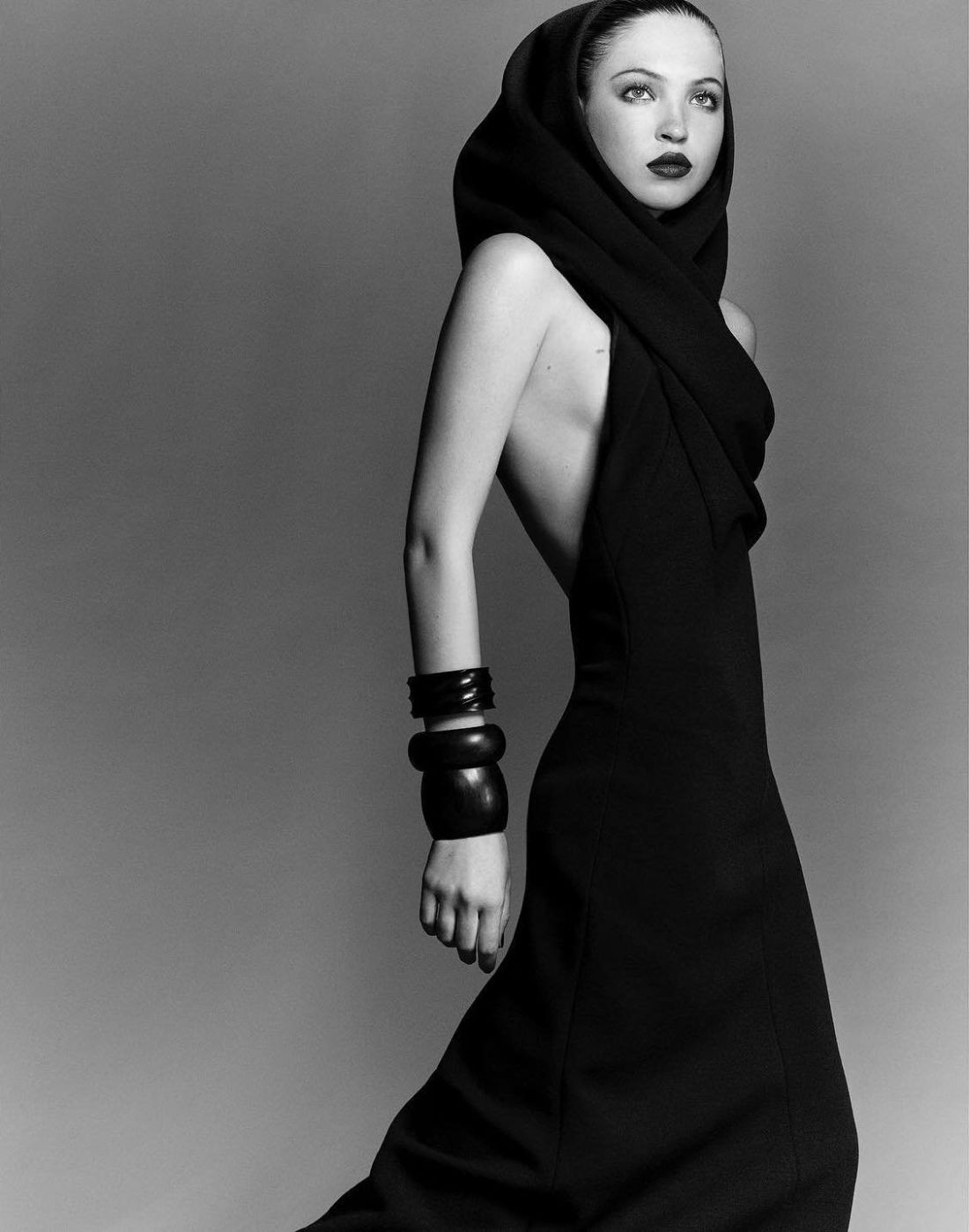 Lila Moss in Saint Laurent by Luigi Murenu & Iango Henzi for Vogue Korea May 2023