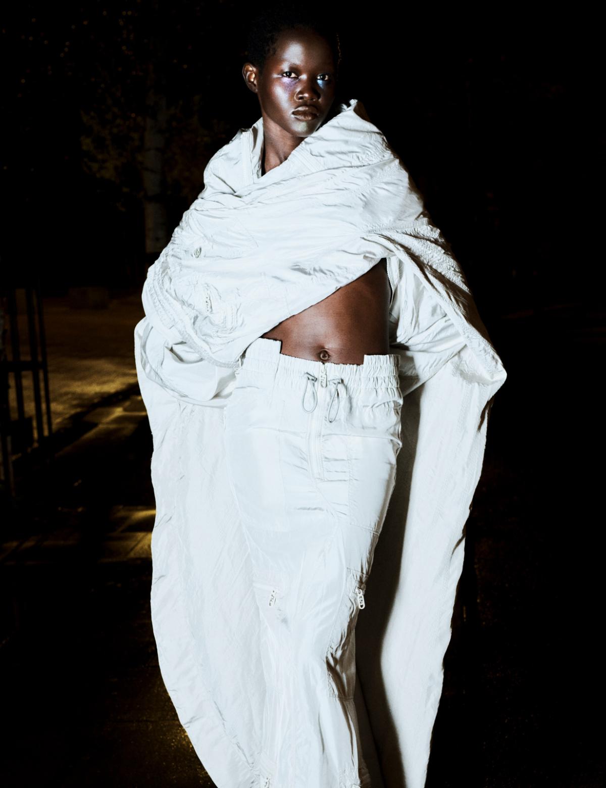 Anyiel Majok in Fendi by Marc Jacobs by Sarah Blais for Document Journal Spring-Summer 2023