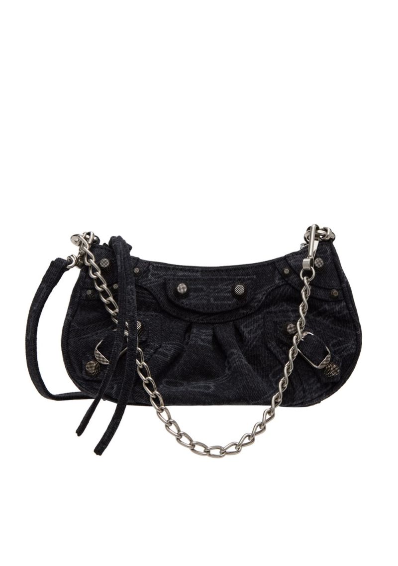 Black Mini Le Cagole Bag by Balenciaga on Sale