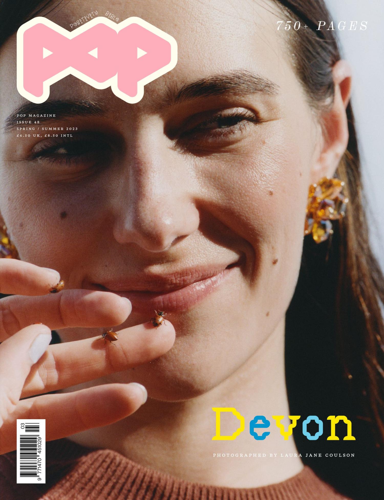 Devon Lee Carlson Covers Pop Magazine Spring-Summer 2023