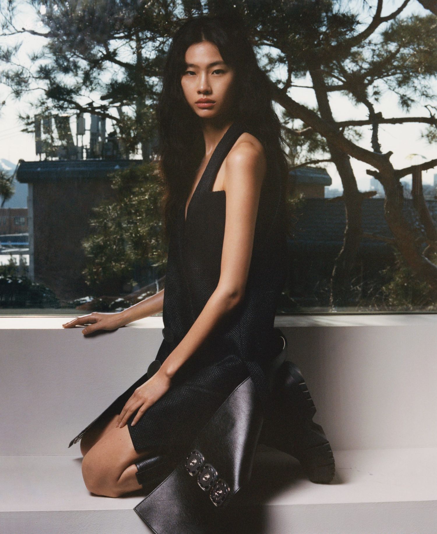 Hoyeon Jung in Louis Vuitton by Sean & Seng for Pop Magazine Spring-Summer 2023