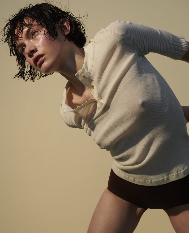 Louisa Ganzel by Luca Meneghel for Vogue Czechoslovakia June 2023