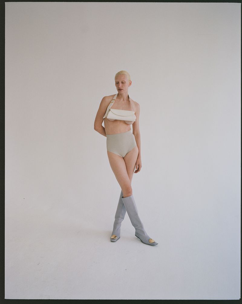 Maggie Maurer in Jil Sander by Bec Parsons for Love Want Magazine Spring-Summer 2023