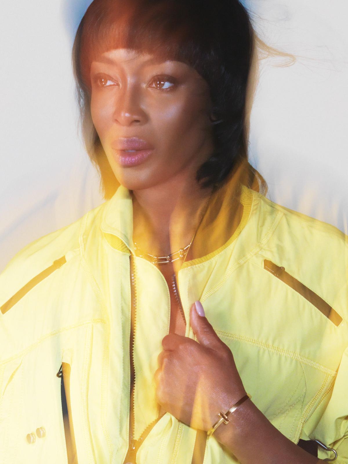 Naomi Campbell in Stella McCartney Yellow Jumpsuit by Thue Norgaard for Document Journal Spring-Summer 2023