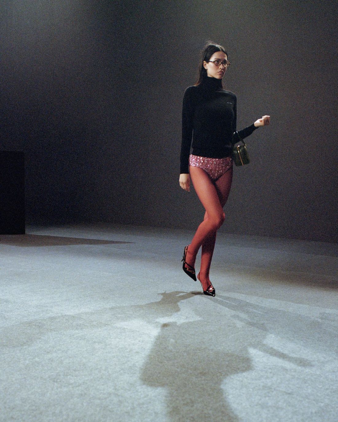 Amelia Gray Hamlin by Zoe Ghertner for Miu Miu Fall-Winter 2023 Ad Campaign Minimal Fashion