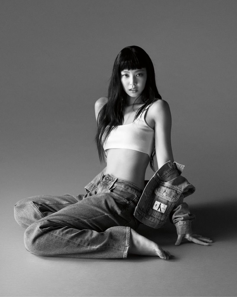 Blackpink Jennie Kim by Mert & Marcus for Calvin Klein Spring 2023 Ad Campaign