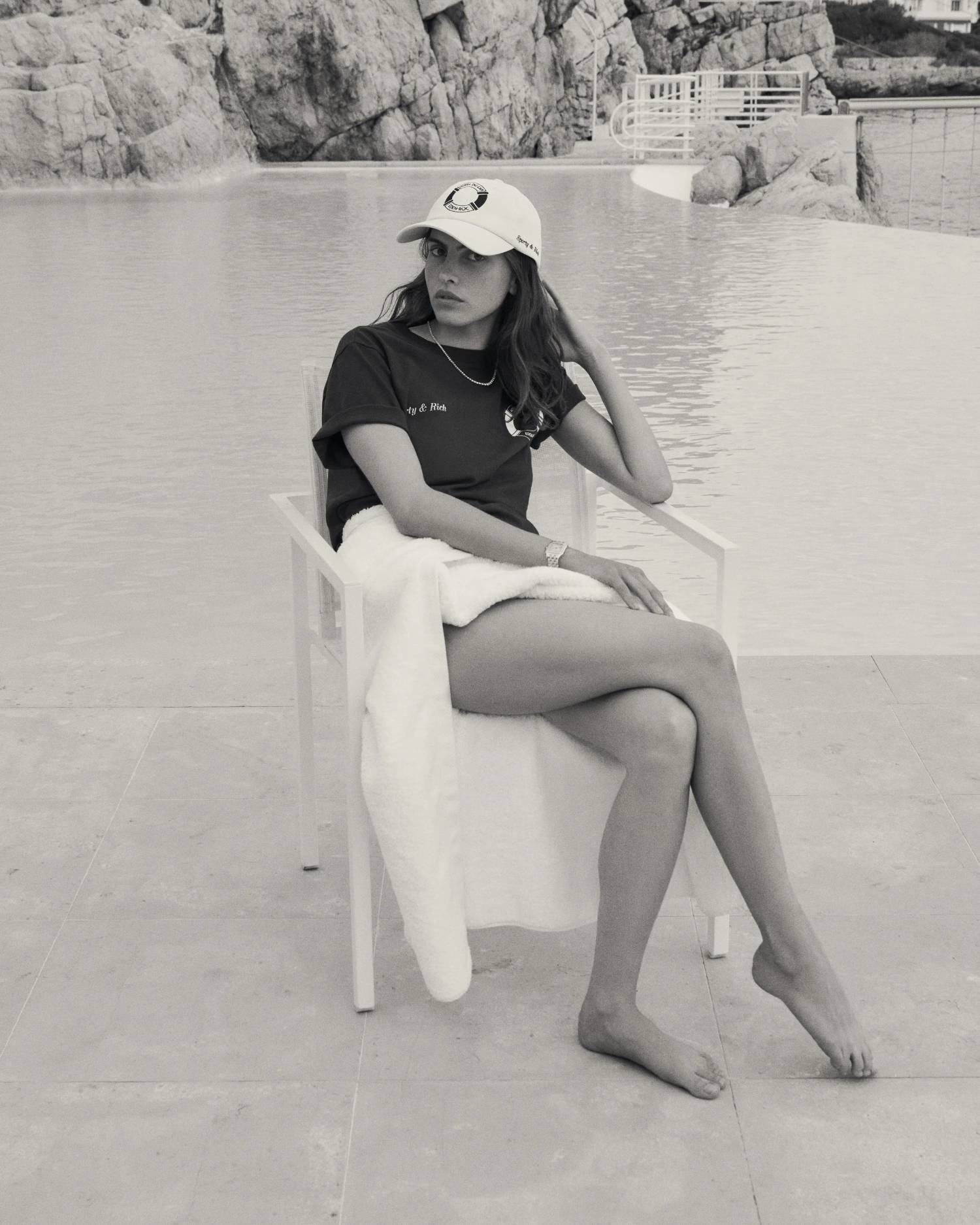 Lila Cardona by Morgan Pilcher for Sporty & Rich x Hotel du Cap-Eden-Roc