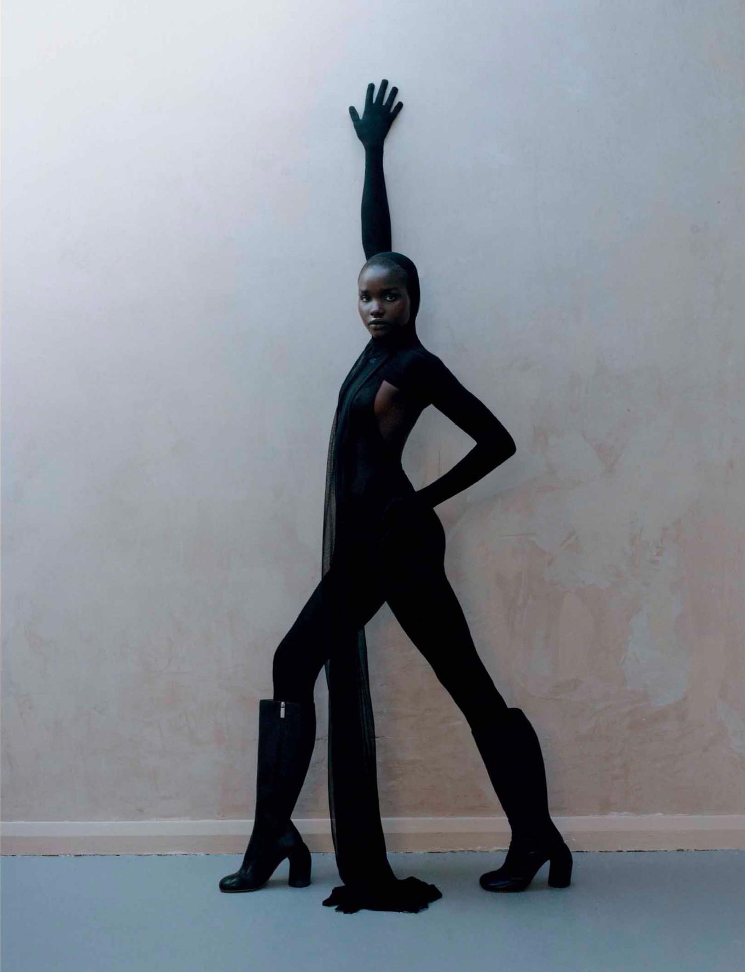 Akon Changkou in Off-White by Philip-Daniel Ducasse for Re-Edition Magazine Spring-Summer 2023
