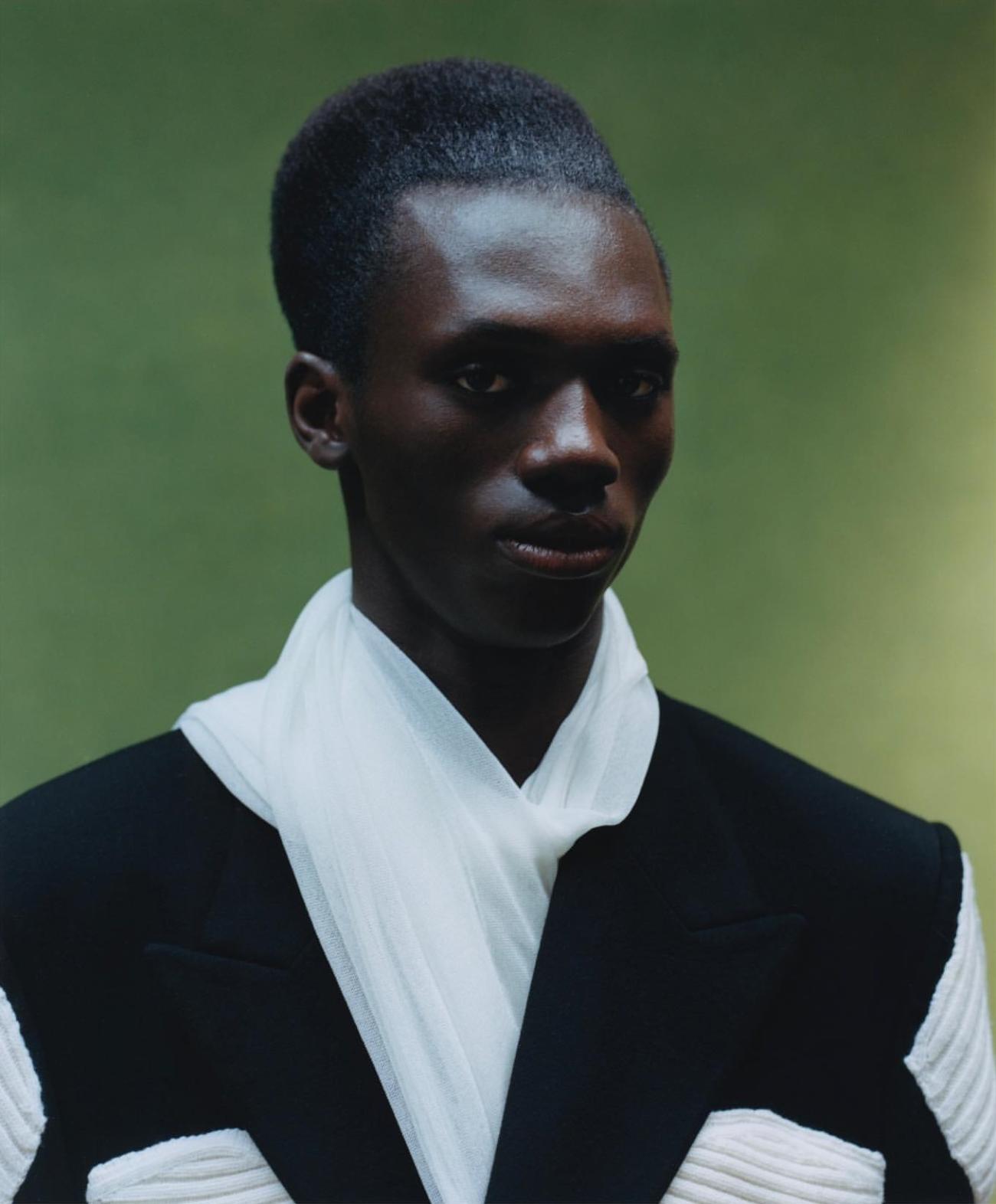 Hamaam Pelewura in Off-White by Philip-Daniel Ducasse for Re-Edition Magazine Spring-Summer 2023