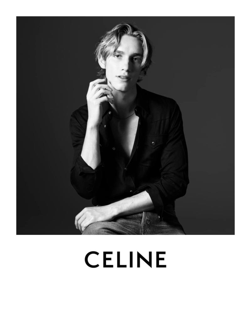 Levon Hawke in New York by Hedi Slimane for Celine Homme Portrait of an Actor Fashion Campaign