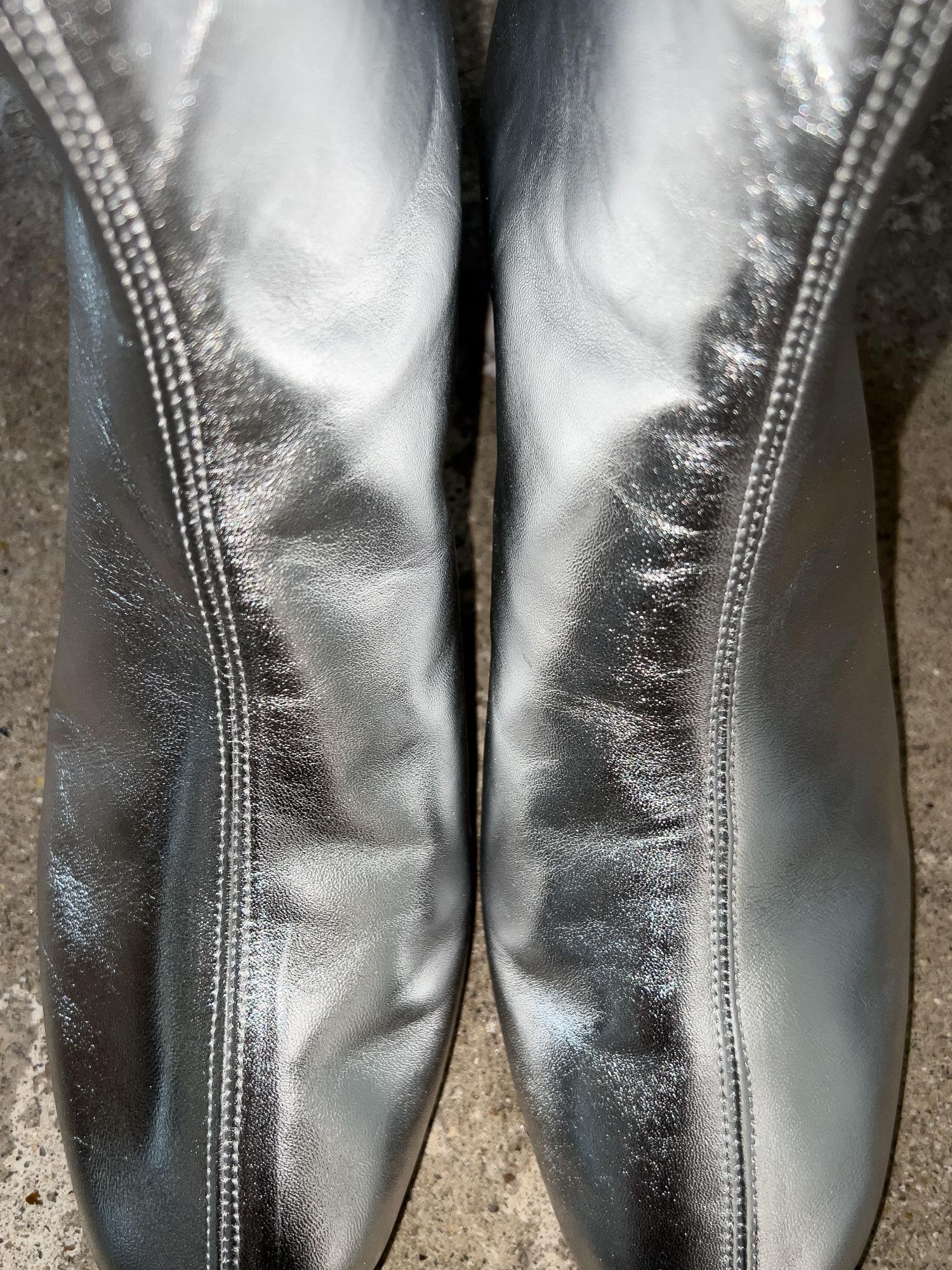 ARKET Silver Boots Holiday Party Looks