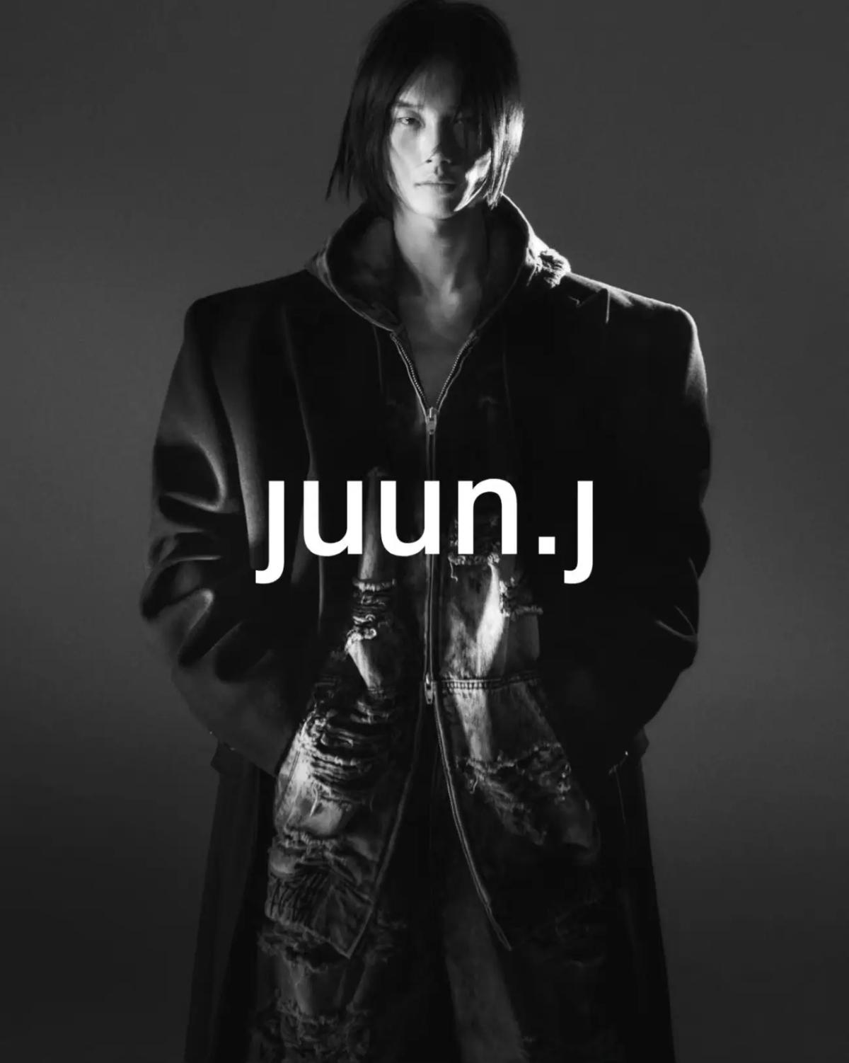 Taemin Park & Yoon Young Bae by Hong Janghyun for Juun.J Fall-Winter 2023 Ad Campaign