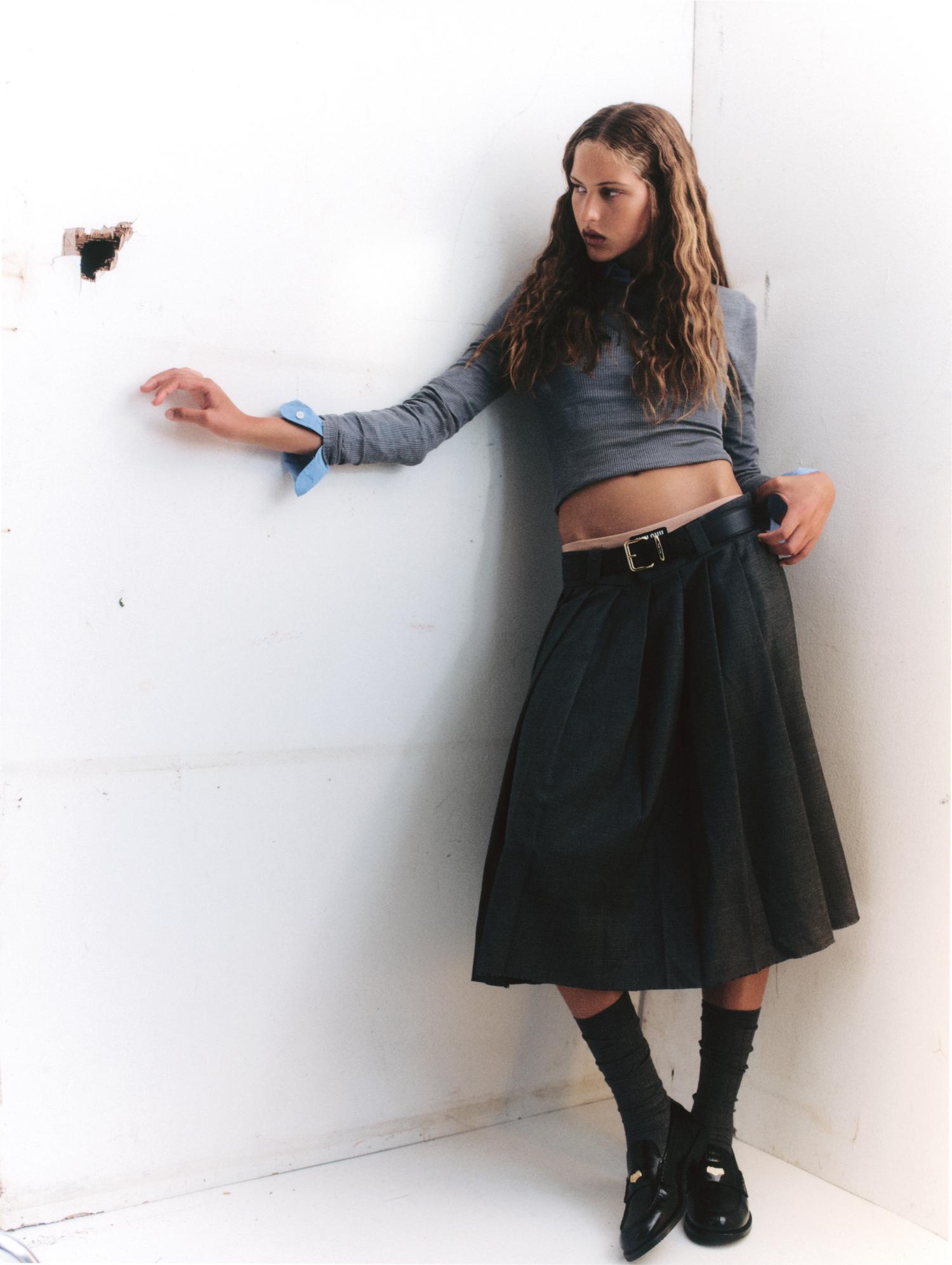 Angelina Kendall in Miu Miu by Blake Azar for Pocc Magazine March 2022