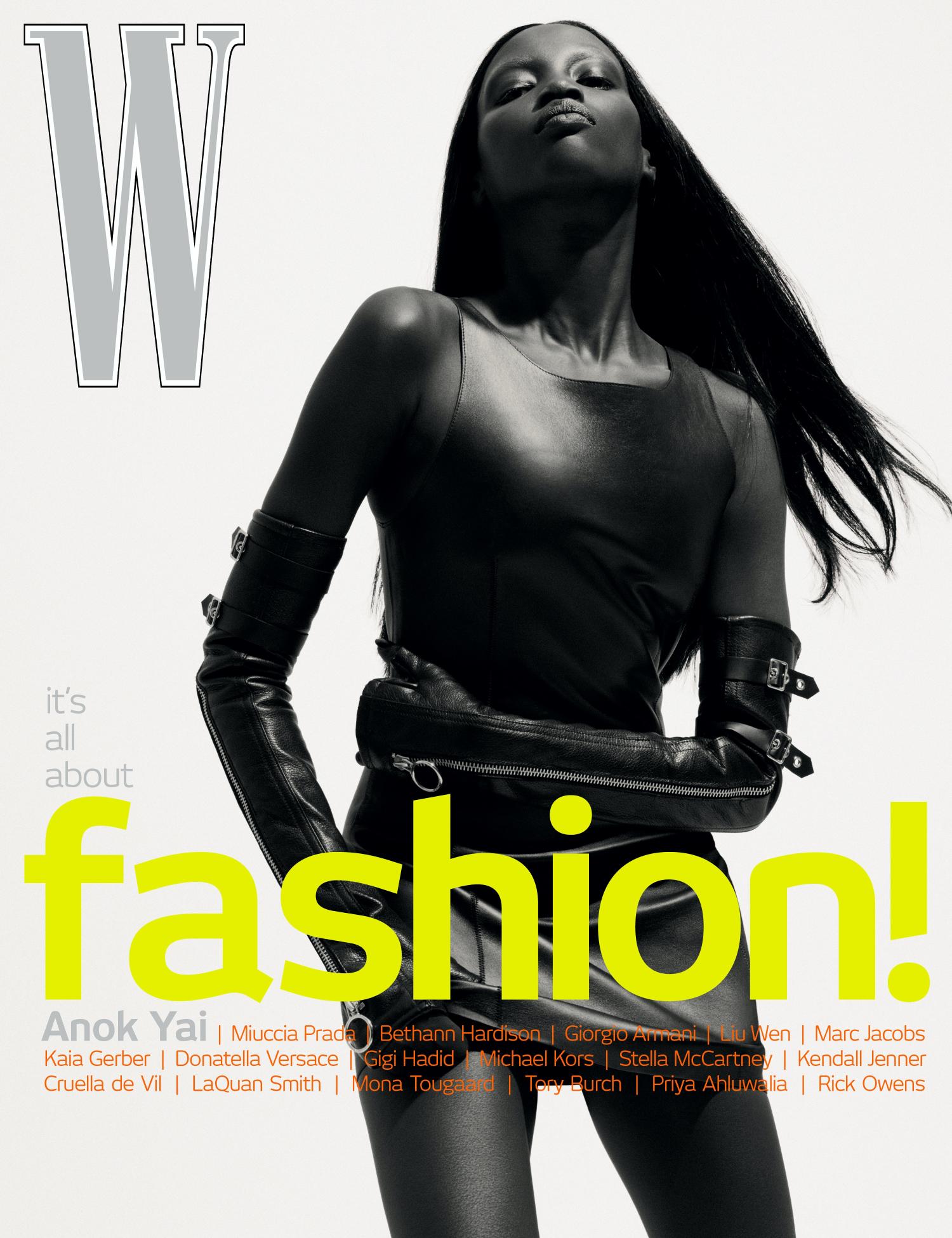 Anok Yai Covers W Magazine Fall 2023 Fashion Issue