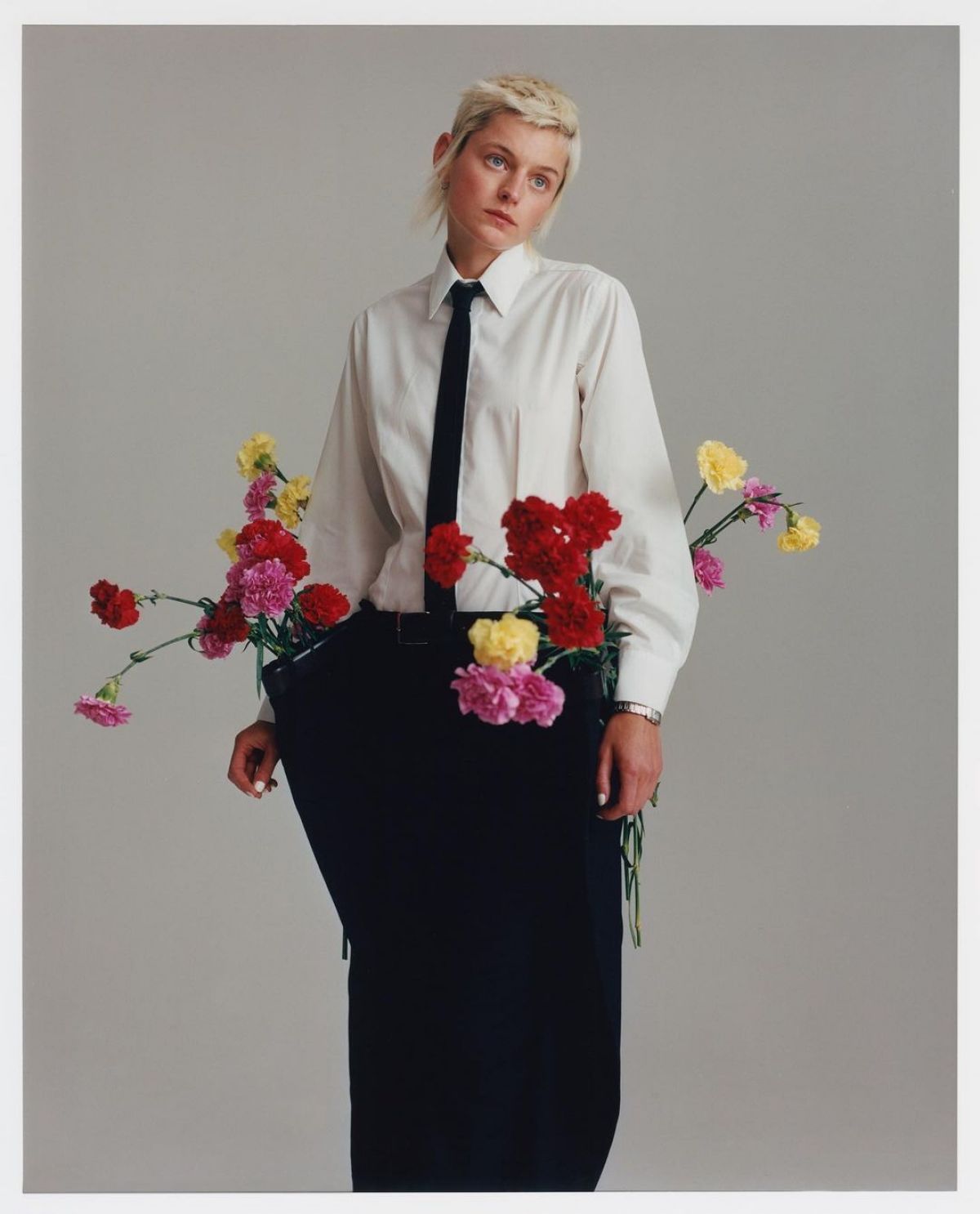 Emma Corrin wears Bettter by Julie Pelipas for ES Magazine September 2023