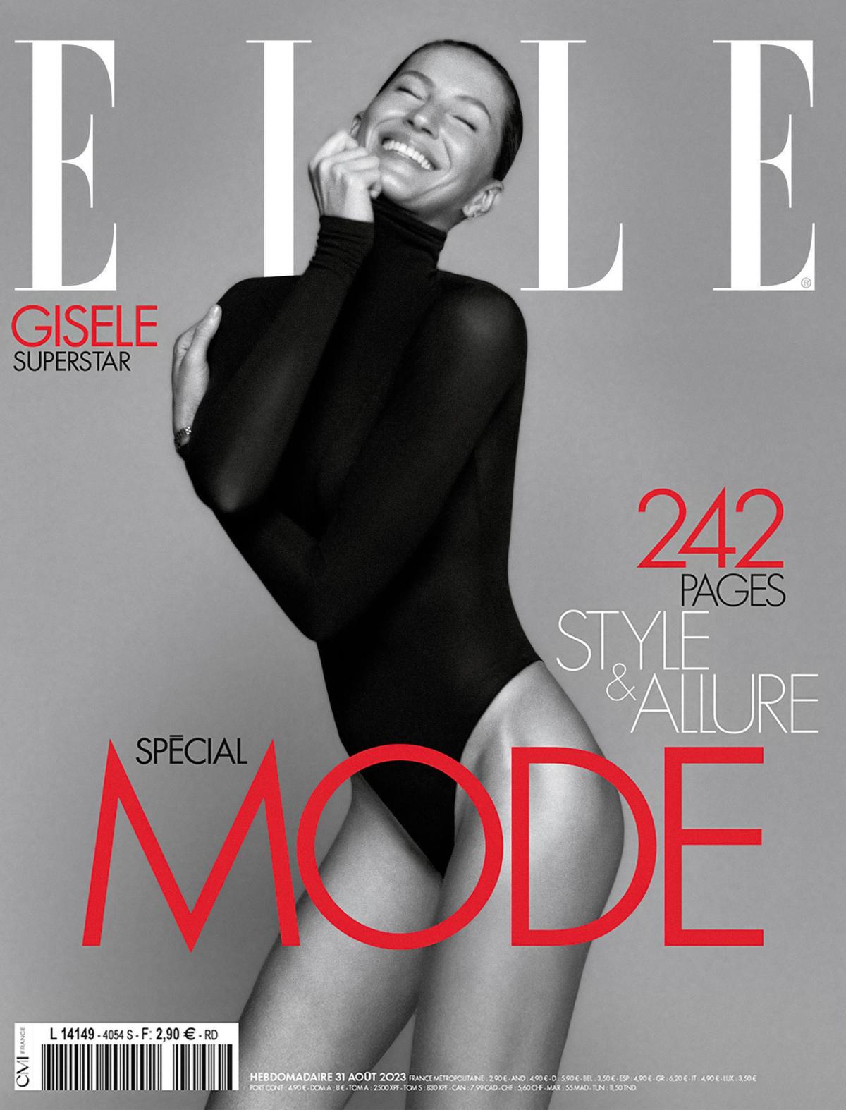 Gisele Bundchen Covers Elle France August 2023