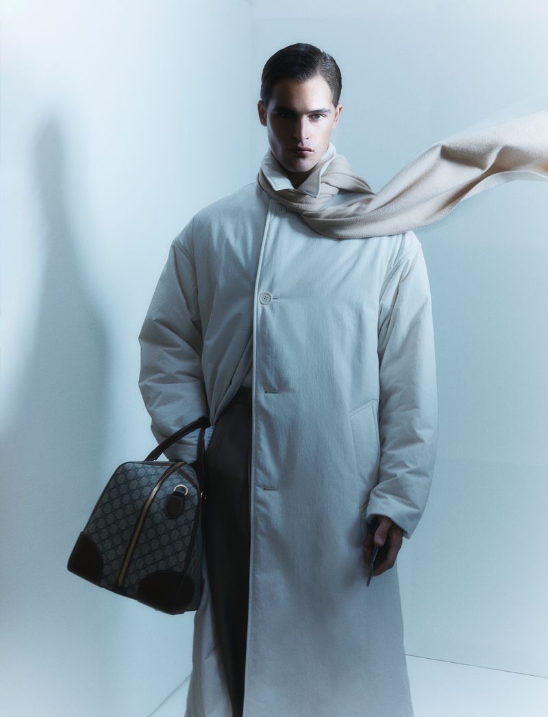 Parker van Noord by Antoine Harinthe for V Man Fall-Winter 2023 American Psycho Style