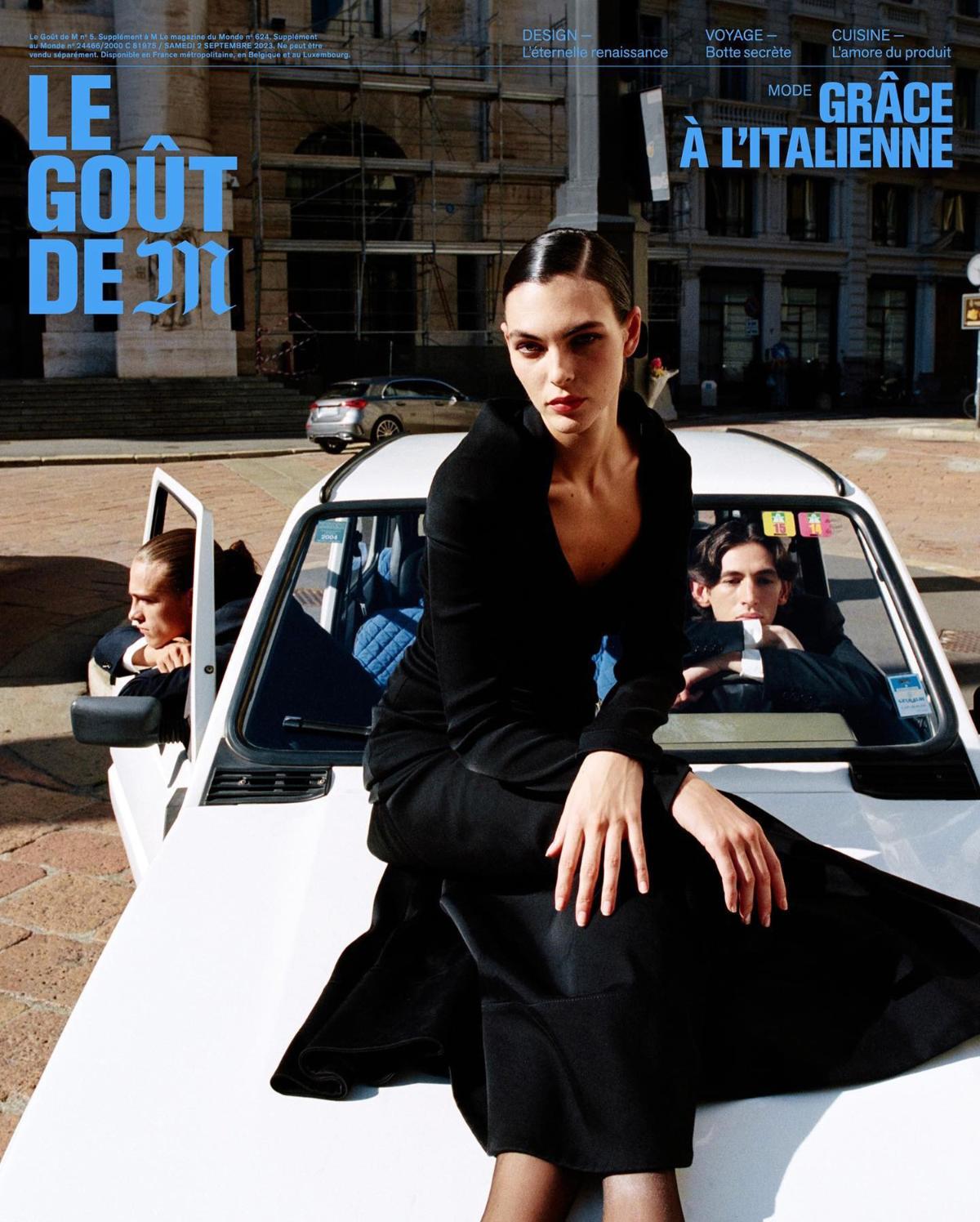 Vittoria Ceretti in Bottega Veneta Dress by Tim Elkaim for Le Gout de M September 2023