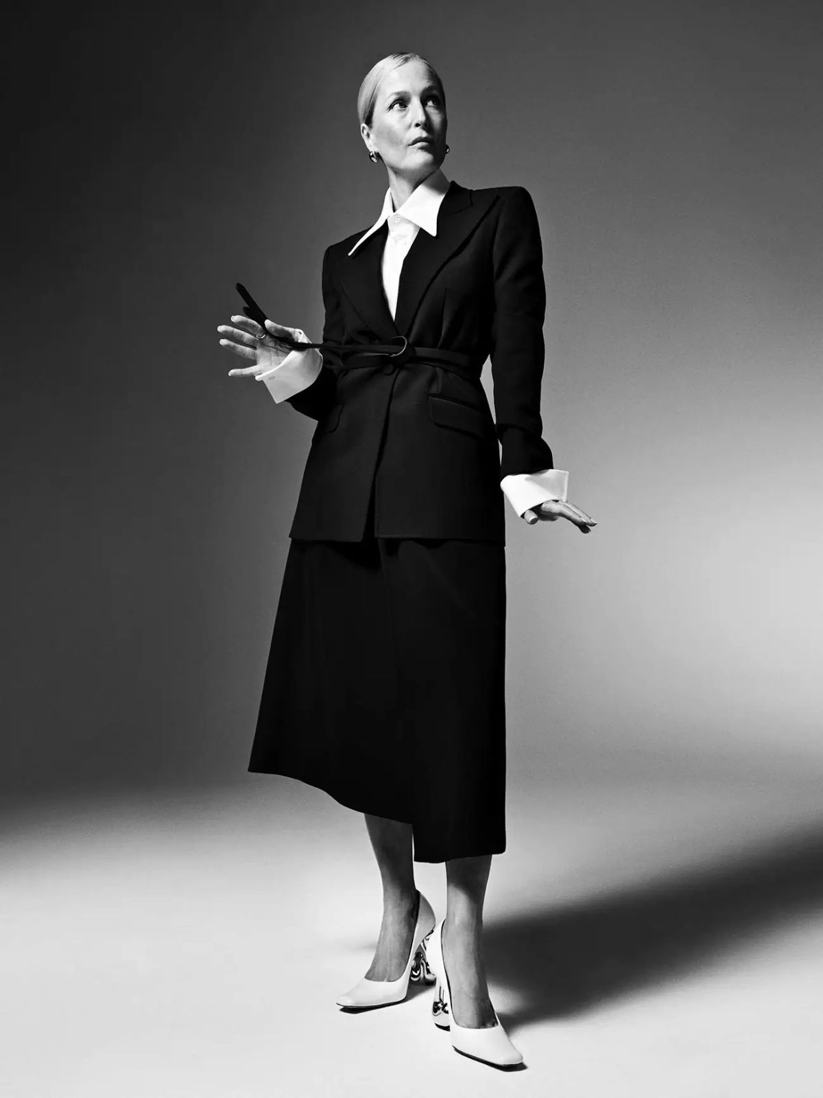 Gillian Anderson by Philip Messmann for Porter Magazine October 2023