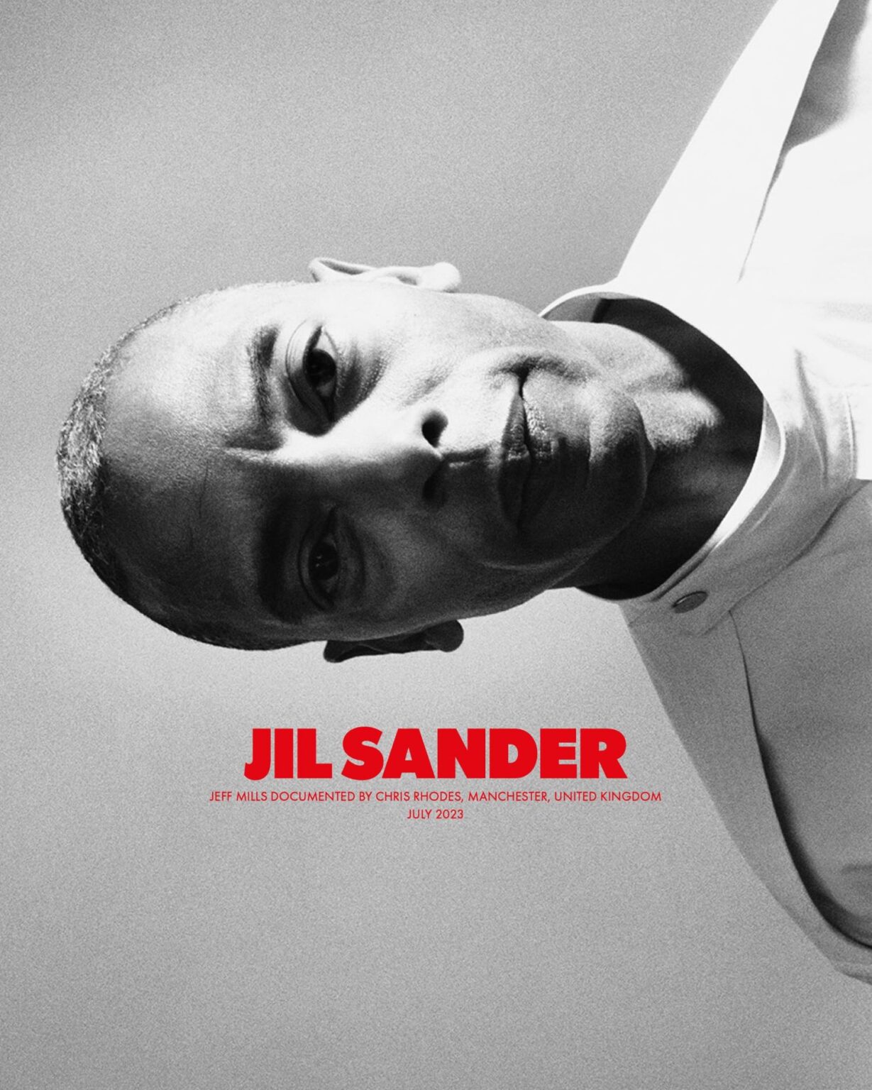 Jeff Mills, Kiki Willems & Dara Gueye for Jil Sander Fall-Winter 2023