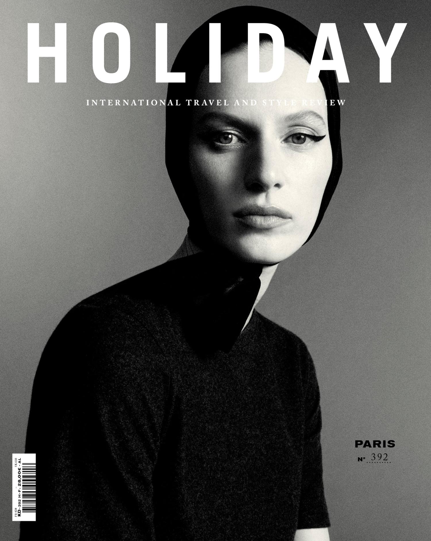 Julia Nobis Covers Holiday Magazine Fall-Winter 2023