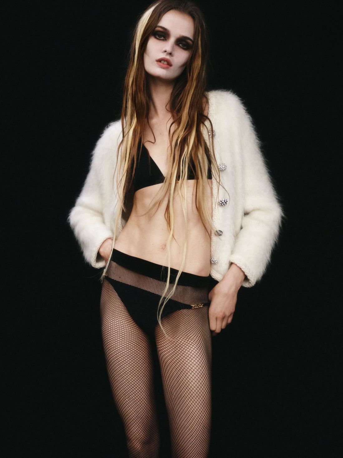 Lulu Tenney in Celine by Yulia Gorbachenko for Rouge Fashionbook Fall-Winter 2023