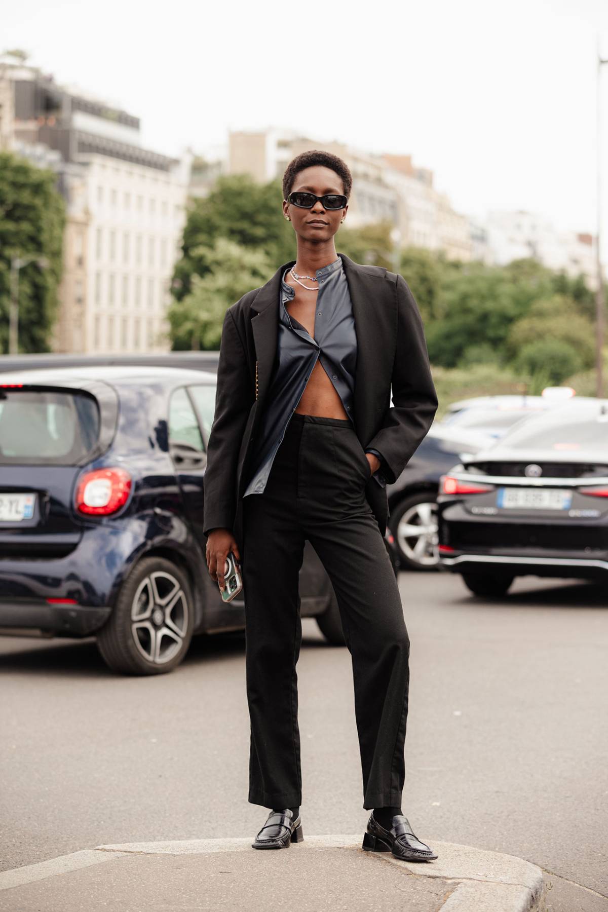 Mahany Pery Outfits at Couture Fashion Week Fall-Winter 2023 in Paris