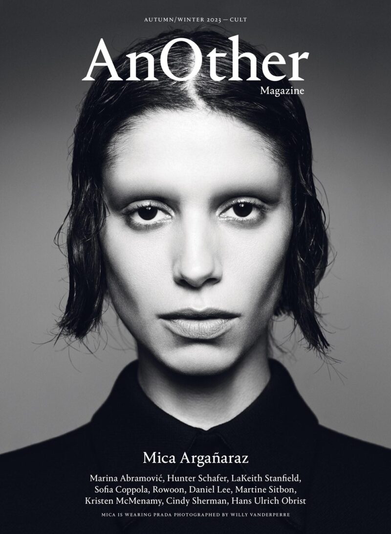Mica Arganaraz by Willy Vanderperre for Another Magazine Fall-Winter 2023