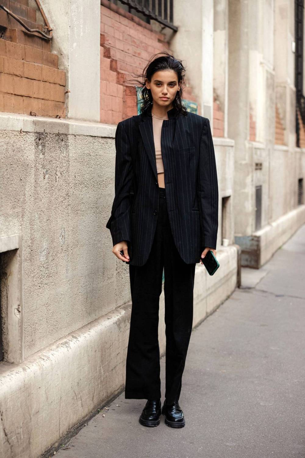 Nikki Vrekic Street Style at Paris Fashion Week Spring-Summer 2024