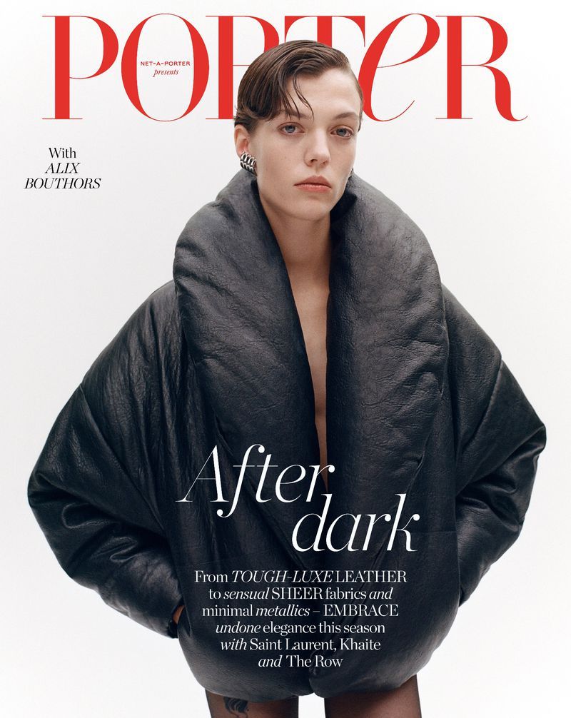 Alix Bouthors Covers Porter Magazine November 2023 After Dark