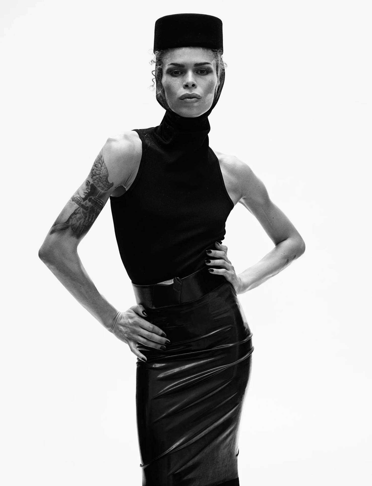 Amara Gisele by Mario Sorrenti for i-D Magazine Fall-Winter 2023 New Wave Trans Models