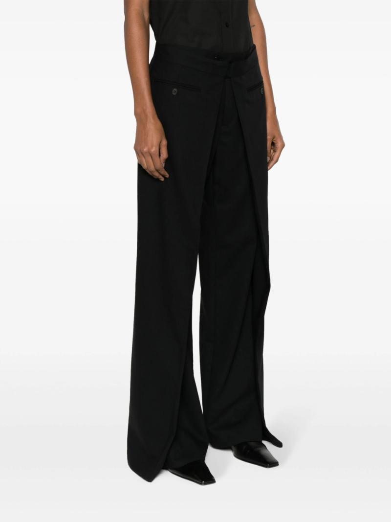 BETTTER black layered wool trousers  Browns