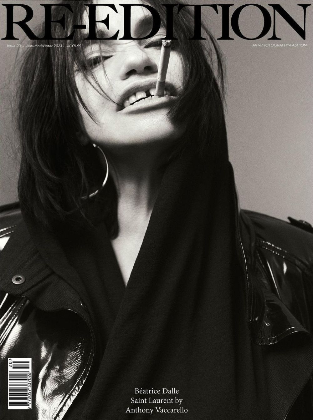 Beatrice Dalle Covers Re-Edition Magazine Fall-Winter 2023