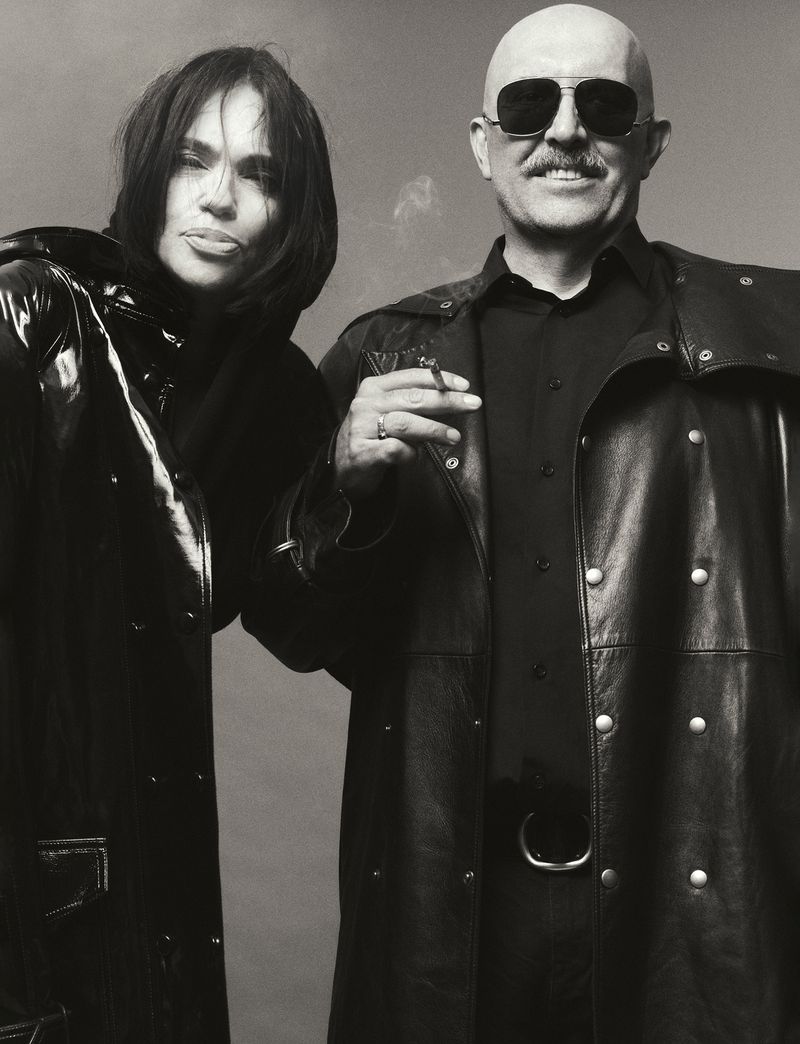 Beatrice Dalle & Gaspar Noe in Saint Laurent by Nadia Lee Cohen for Re-Edition Magazine Fall-Winter 2023
