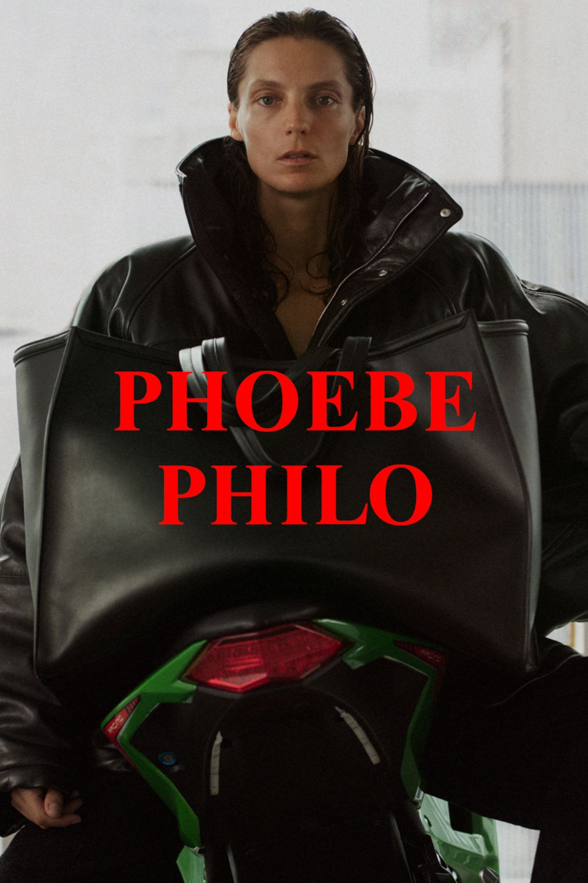 Daria Werbowy by Talia Chetrit for Phoebe Philo Fall-Winter 2023 Ad Campaign